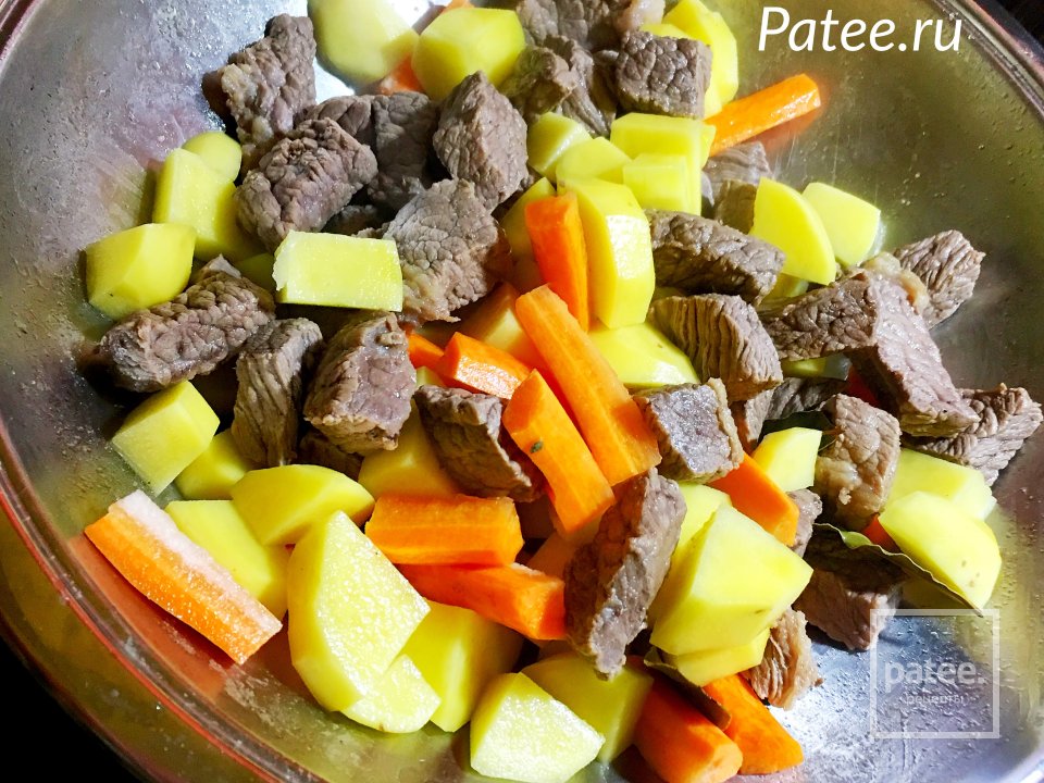 Рагу из говядины с кабачком и баклажанами - Шаг 2