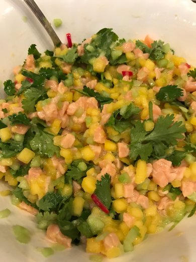 Севиче из лосося и манго - Шаг 7