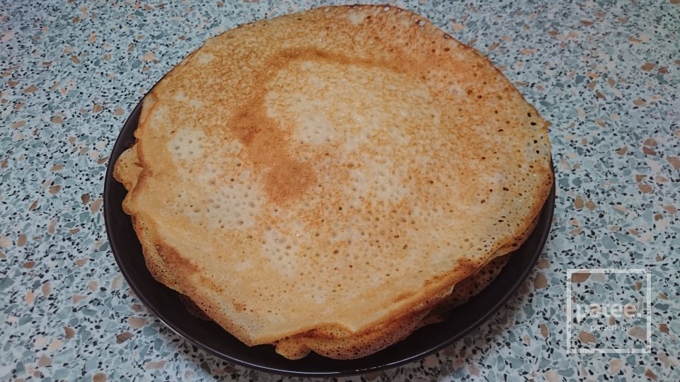 Заварные фаршированные блинчики на кефире - Шаг 3