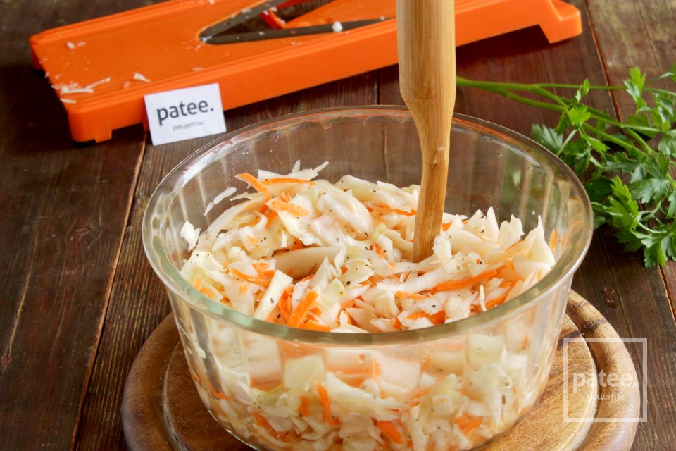 Маринованная капуста за сутки - Шаг 9