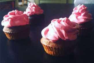 Банановые кексы с сырным кремом