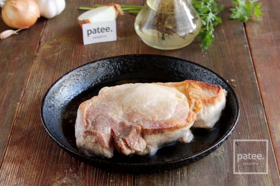 Свинина в сметанно-горчичном соусе - Шаг 5