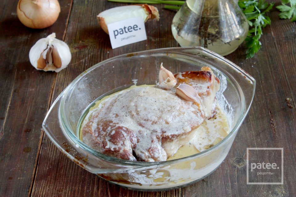 Свинина в сметанно-горчичном соусе - Шаг 10