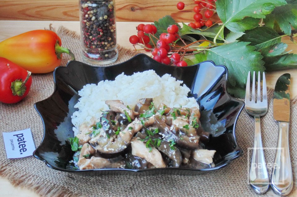 Куриная грудка с баклажанами по-китайски - Шаг 16