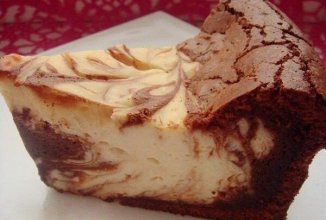 Творожно-шоколадная запеканка "Мраморная"