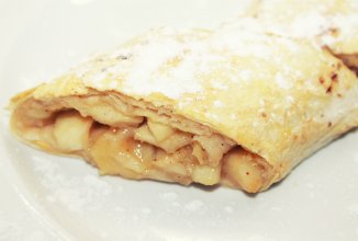 Быстрый ШТРУДЕЛЬ с яблоками