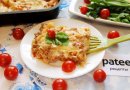 Лазанья мясная с помидорами