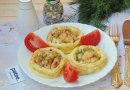 Картофельные гнезда с куриным филе