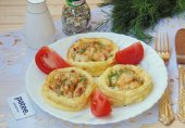 Картофельные гнезда с куриным филе