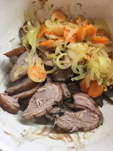 Чудо-блинчики с утиным мясом - Шаг 8