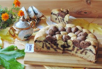 Пирог с творожным суфле