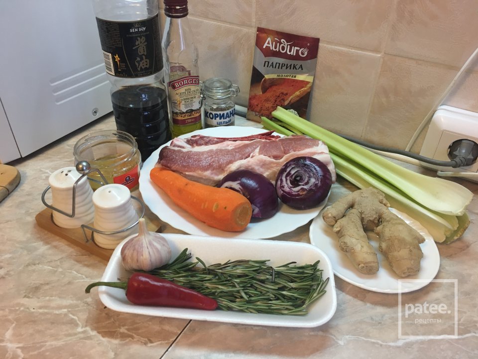 Свиные ребра в пикантном соусе - Шаг 1