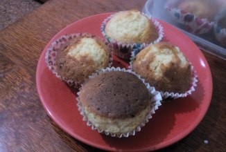 Лимонно-кокосовые маффины