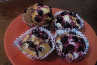 Маффины с клюквой