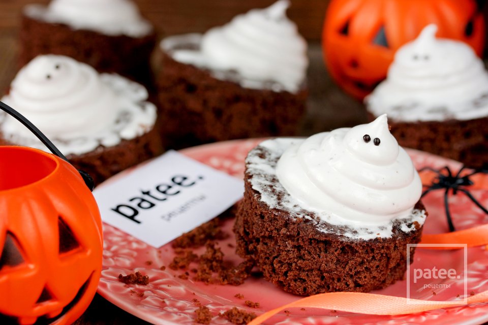 Шоколадные пирожные на Хэллоуин - Шаг 20
