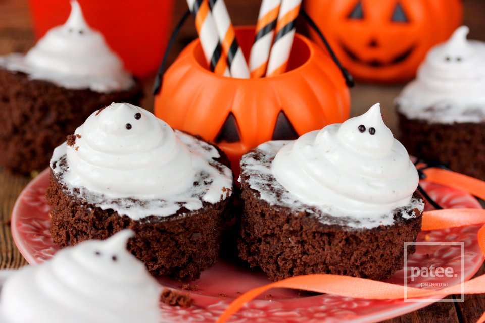 Шоколадные пирожные на Хэллоуин - Шаг 21