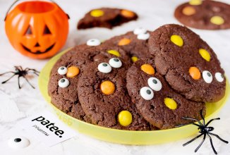 Шоколадное печенье на Хэллоуин