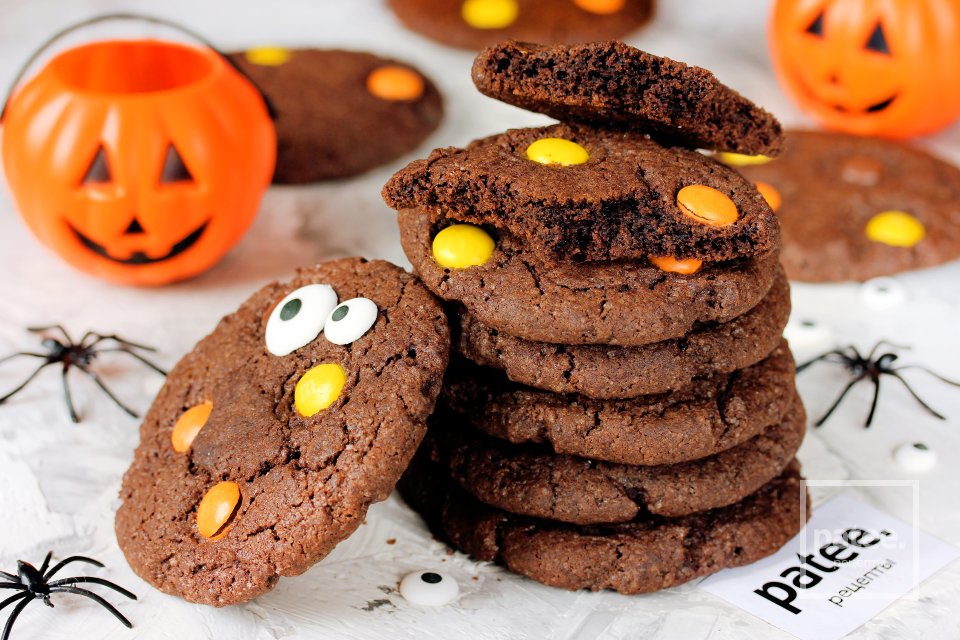 Шоколадное печенье на Хэллоуин - Шаг 15