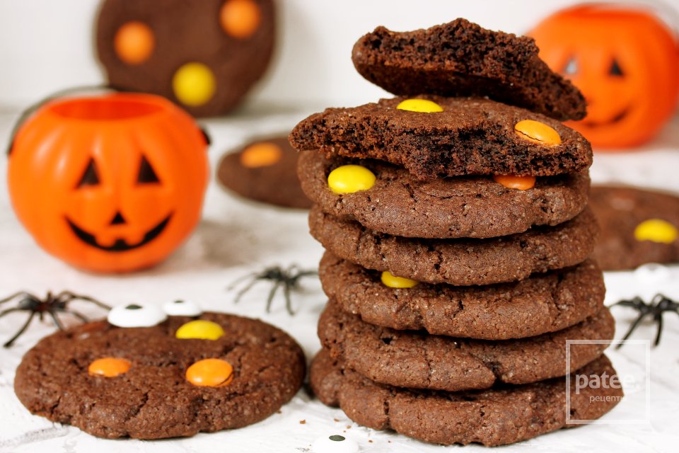 Шоколадное печенье на Хэллоуин - Шаг 16
