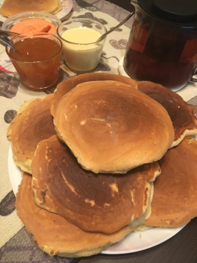 Панкейки с сыром