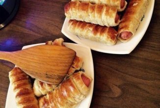 Вкусные сосиски в тесте