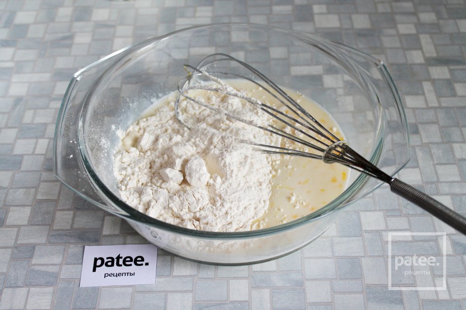 Блинчики заварные с кальмарами и сыром - Шаг 5