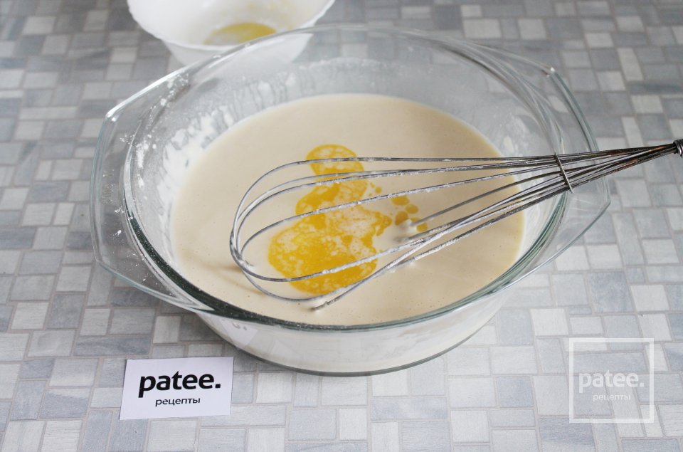 Блинчики заварные с кальмарами и сыром - Шаг 9