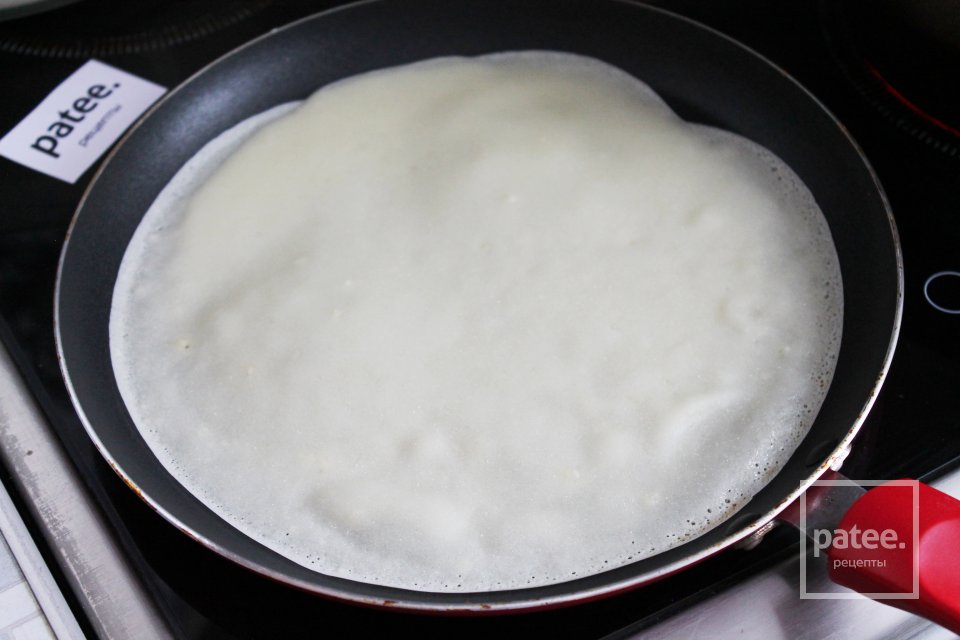 Блинчики заварные с кальмарами и сыром - Шаг 15