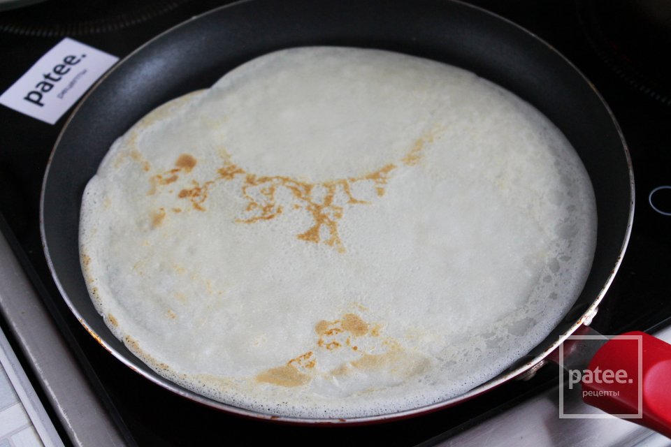 Блинчики заварные с кальмарами и сыром - Шаг 16