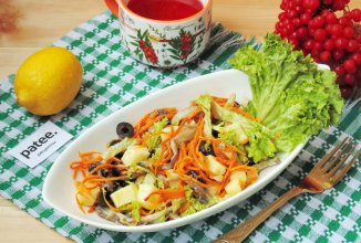 Салат с моцареллой и грибами