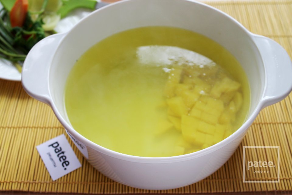 Суп с чечевицей и мясными фрикадельками - Шаг 12