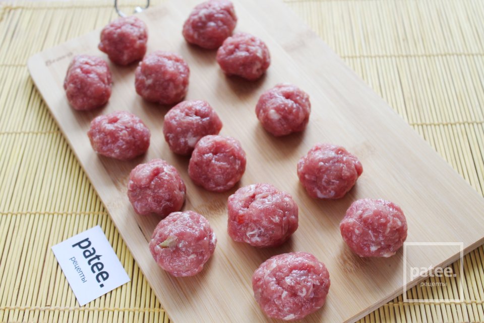 Суп с чечевицей и мясными фрикадельками - Шаг 16