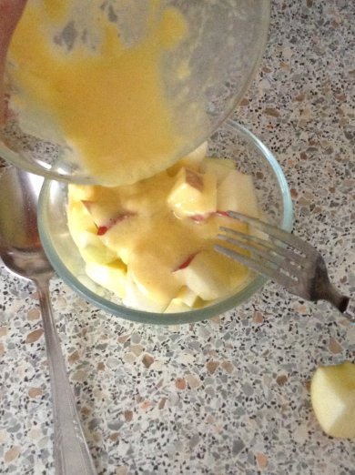 Яблочный пирог в мисочке - Шаг 3