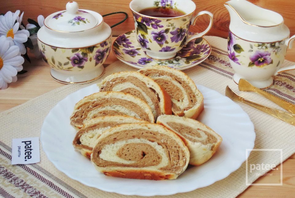 Сдобный рулет "Кофе с молоком" - Шаг 17