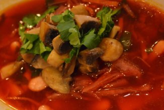 Грибной борщ

.