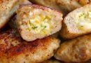 Куриные котлеты с начинкой