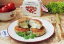Котлеты из филе куриной грудки с моцареллой