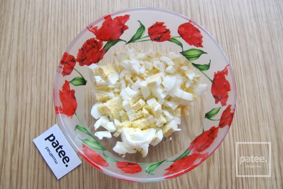 Салат с зеленой фасолью и грибами - Шаг 2