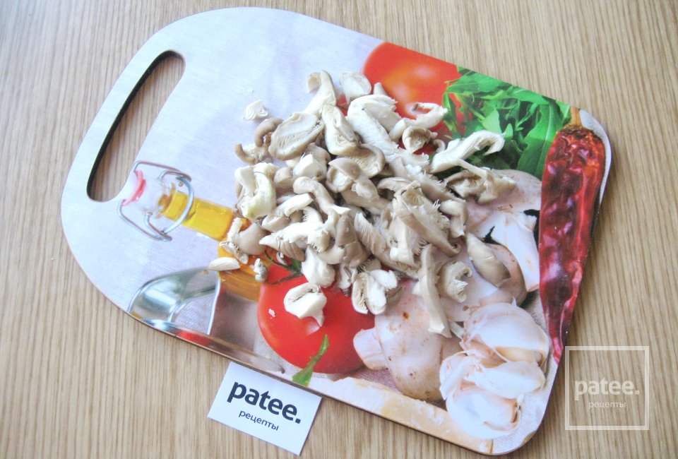 Паста с баклажаном и грибами - Шаг 4
