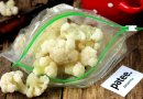 Как заморозить цветную капусту
