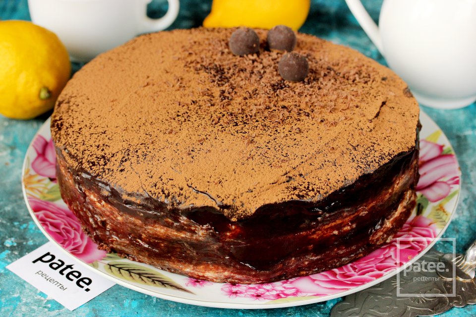 Торт с манкой и лимоном - Шаг 37