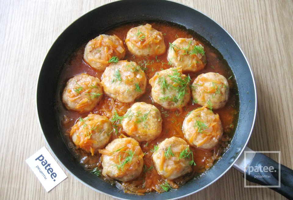 Гречневые тефтели в томатном соусе - Шаг 17
