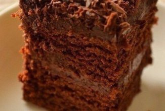 Супер-влажный шоколадный пирог (без яиц)