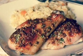 ПП Курица в медово -горчичном соусе