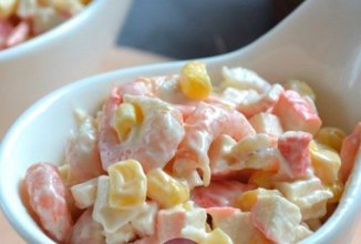 Салат с креветками🍤🍴