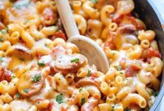 МАКАРОНЫ С КОЛБАСОЙ 🍝