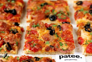 Пицца с сардельками