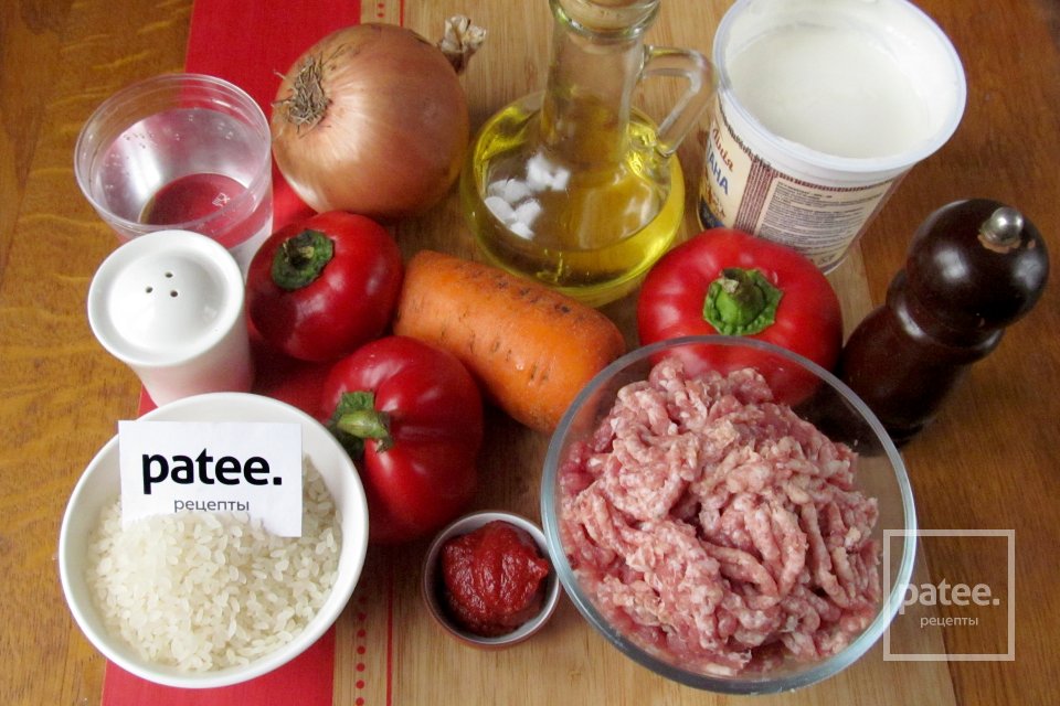 Ленивые фаршированные перцы - Шаг 1