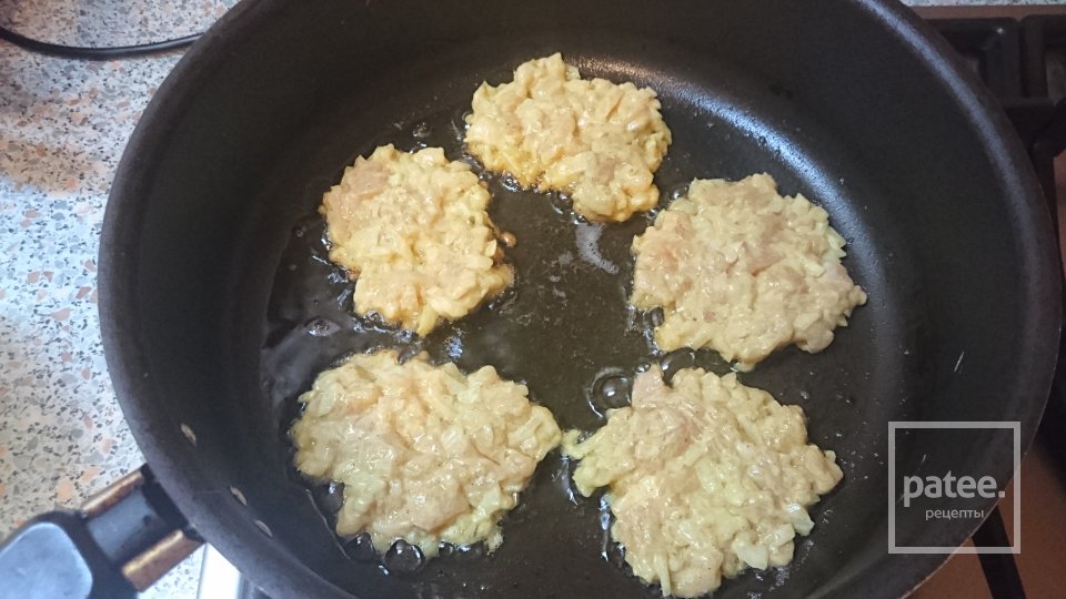 Куриные оладьи - Шаг 3