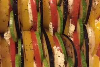 Рататуй с моцареллой